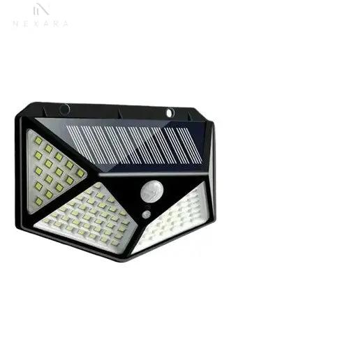 100 LED Outdoor Solar Wall Lights with PIR Motion Sensor - (Available in 1/2/4/6 Packs)