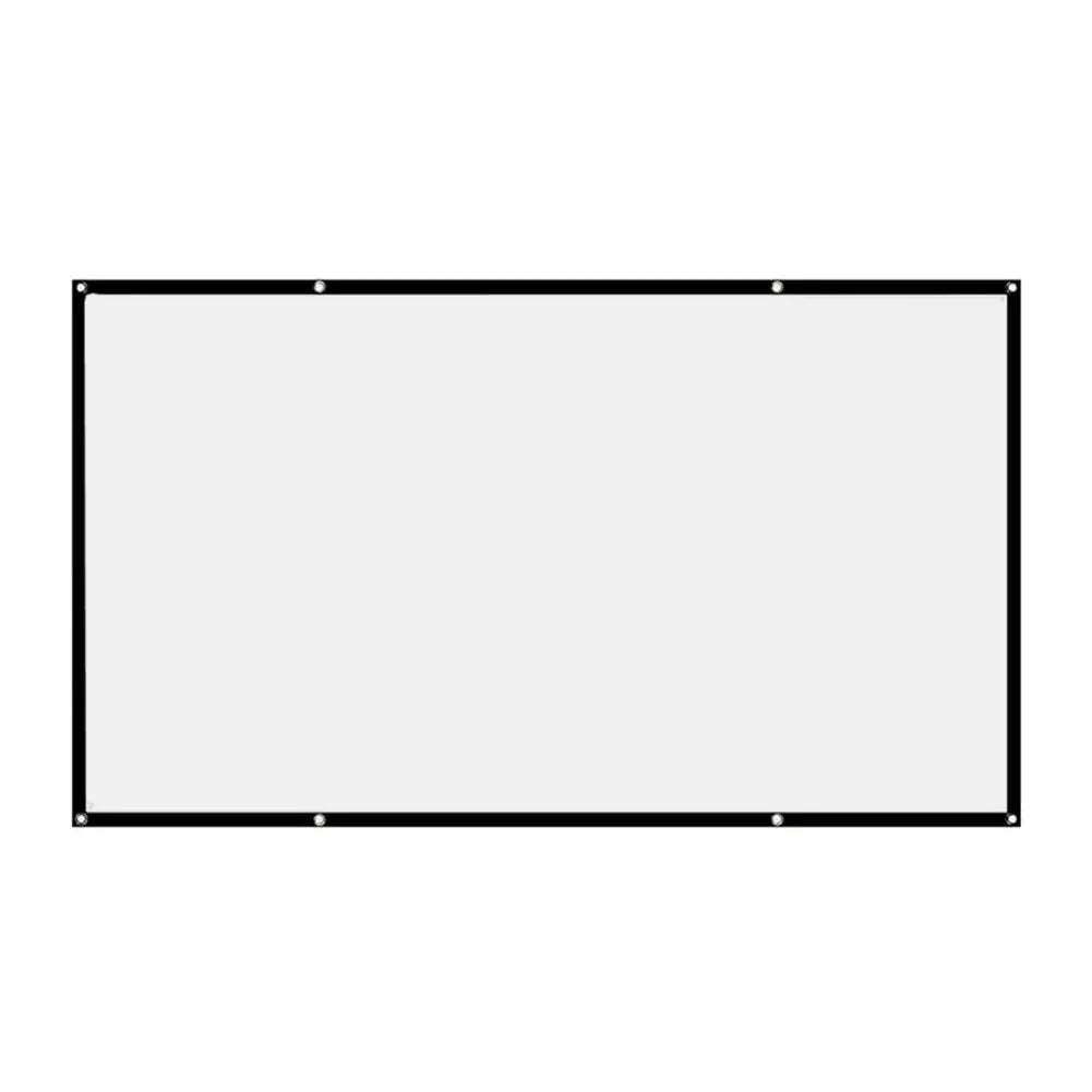 16:9 Portable HD Projector Screen - Available in 60/72/84/100/120/150 Inch