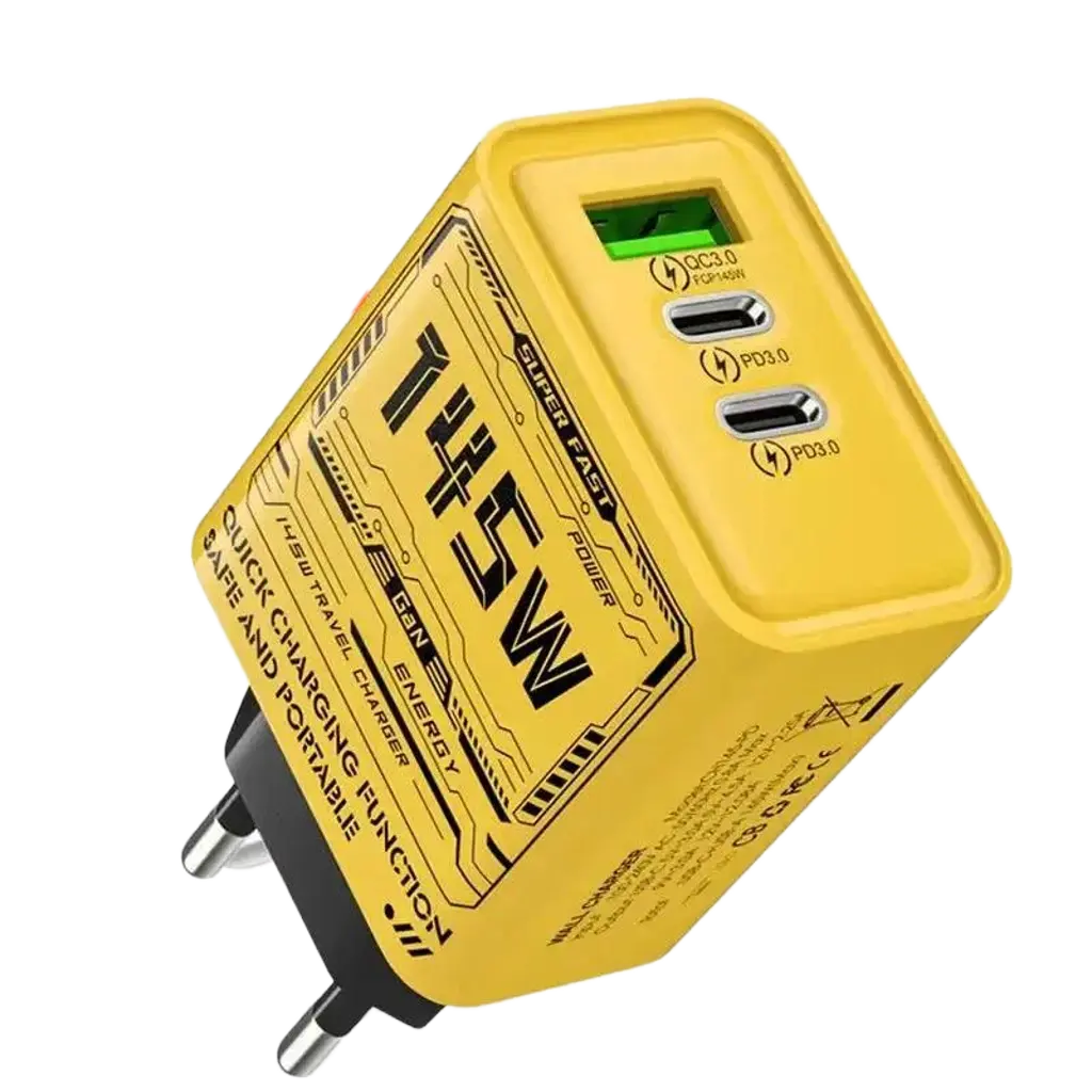 145W Triple Port Ultra-Fast Charging GaN Adapter Nexara Living