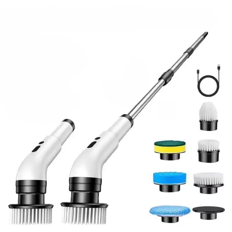 Wireless 9-in-1 Electric Cleaning Brush with Telescopic Handle