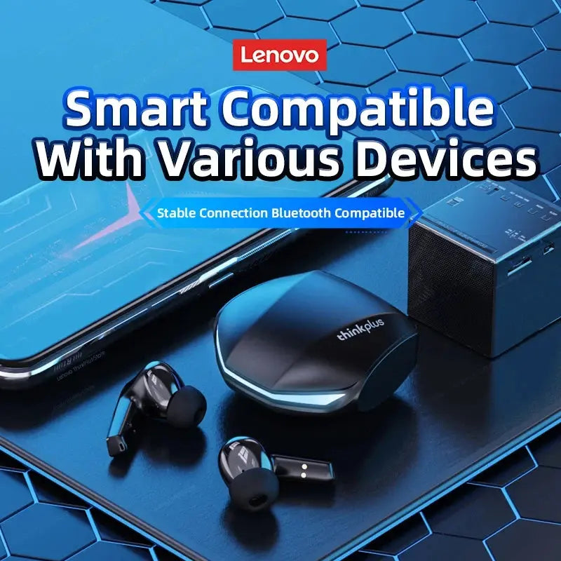 Gm2Pro Wireless Bluetooth Headset with LED Light, Waterproof Design, and Noise Cancelling Earbuds