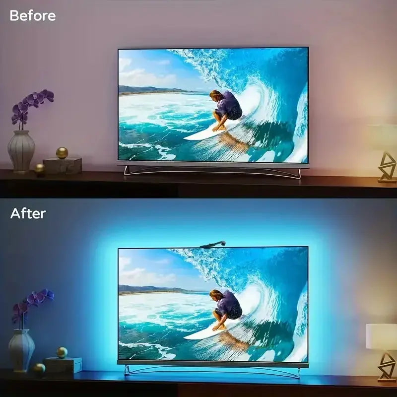 LED TV Backlight Strip with Camera App Control and Music Sync