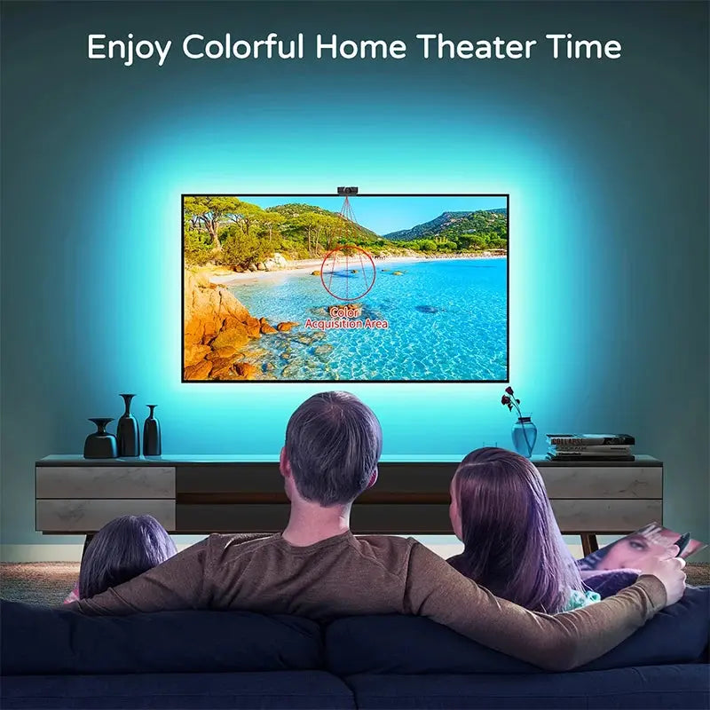 LED TV Backlight Strip with Camera App Control and Music Sync