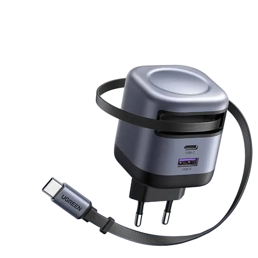 45W Gan Retractable Cable Charger Nexara Living