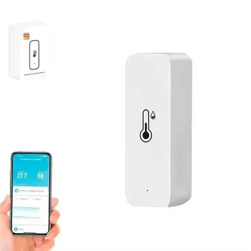 Tuya Zigbee Smart Temperature and Humidity Sensor with App Control and Remote Alarm