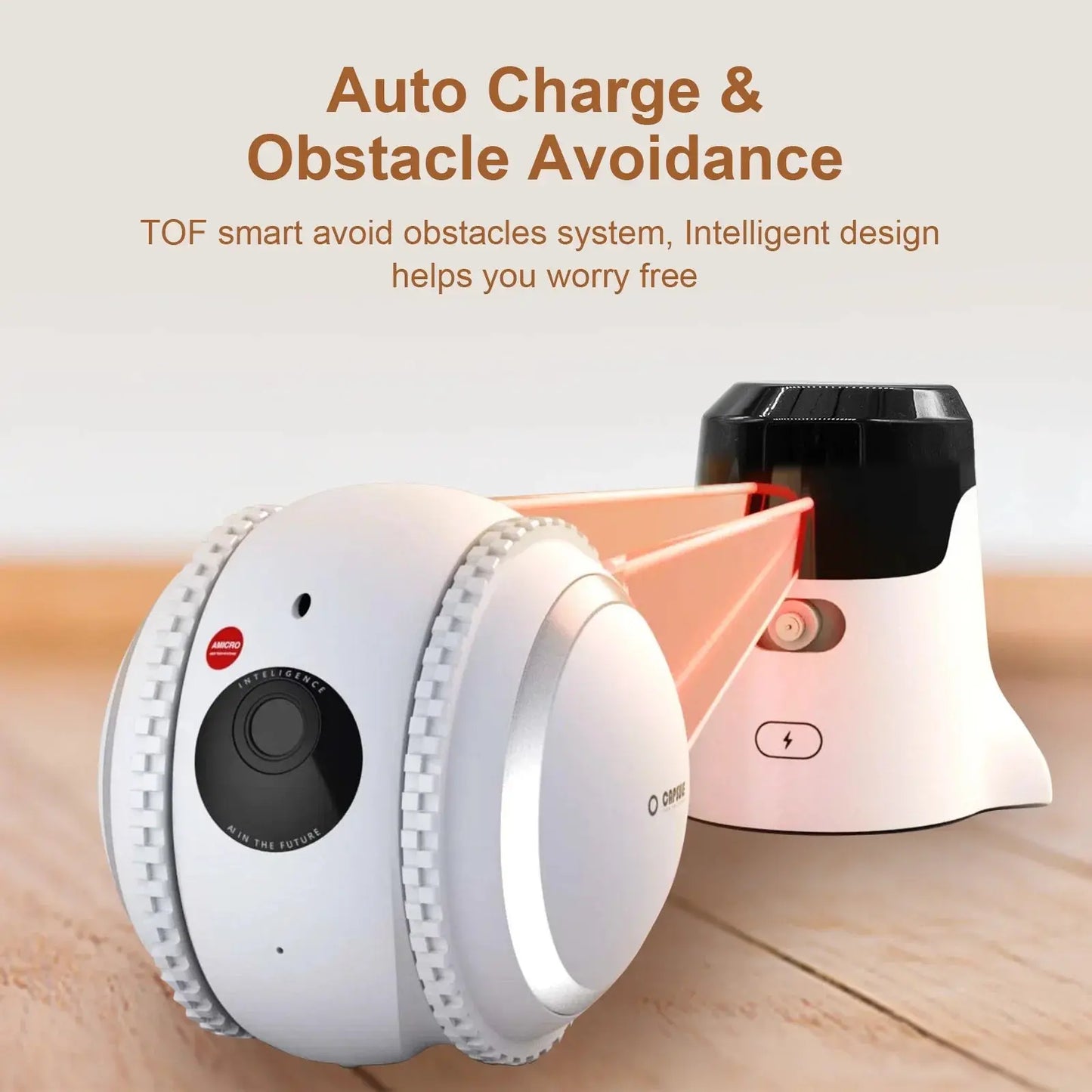 XBO R2 HD Pet Camera Companion Robot with AI Recognition and Two-Way Voice Functionality