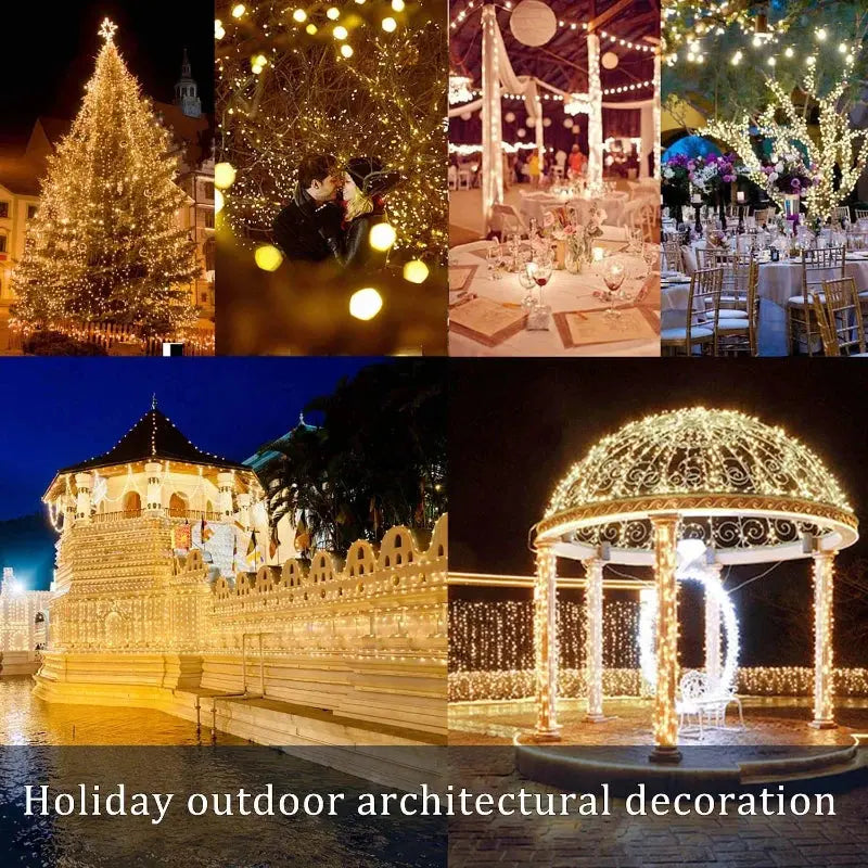LED Solar Fairy String Lights for Outdoor Garden