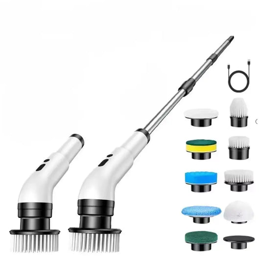 Wireless 9-in-1 Electric Cleaning Brush with Telescopic Handle