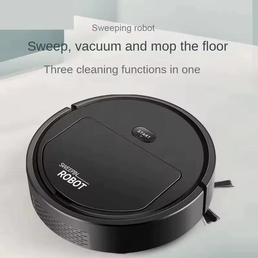 Advanced 3-in-1 Rechargeable Mini Vacuum Cleaner Robot for Efficient Cleaning Solutions