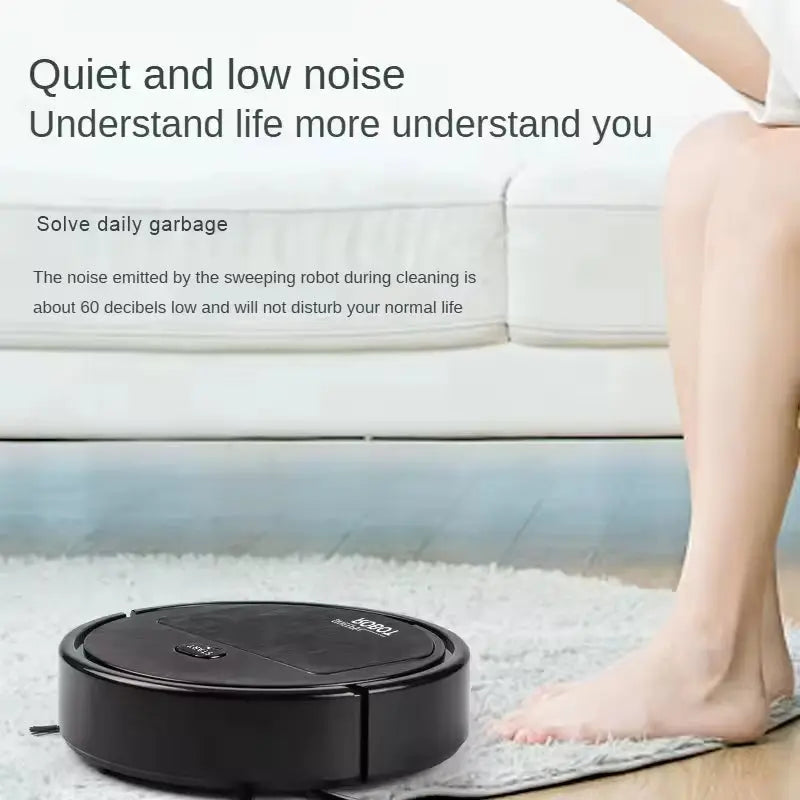 Advanced 3-in-1 Rechargeable Mini Vacuum Cleaner Robot for Efficient Cleaning Solutions