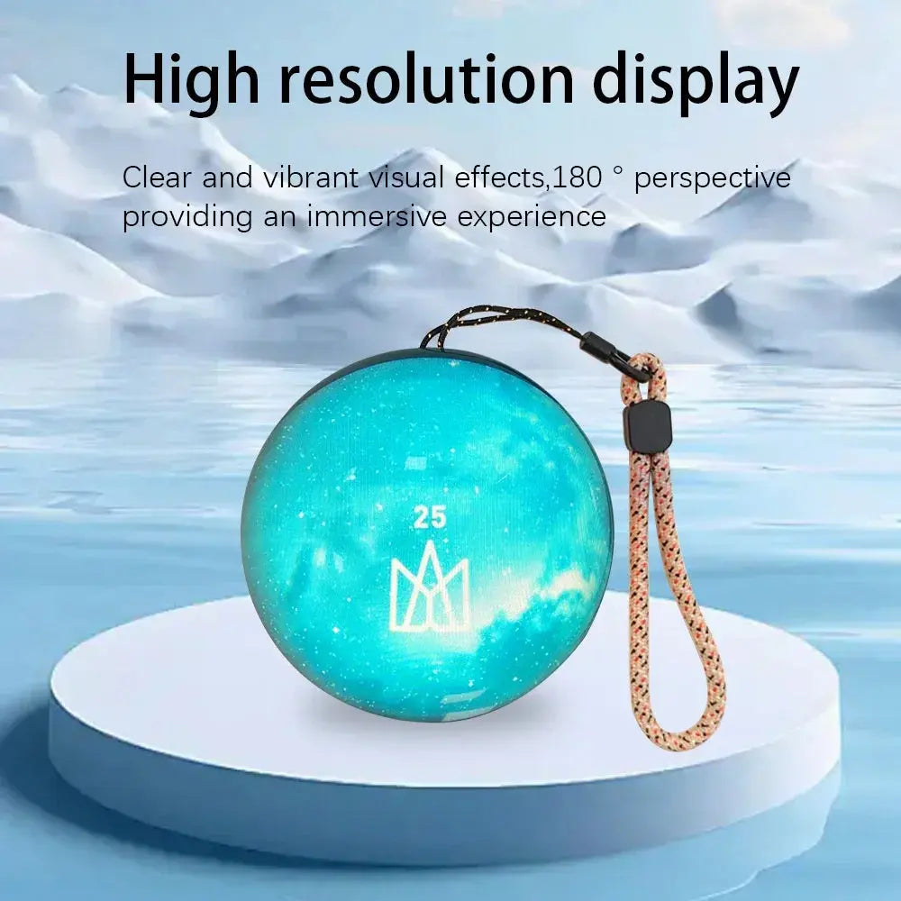 Customizable Video Glass Ball Lamp - Spherical Pixel Display with Detachable Screen for Personalized Gifts