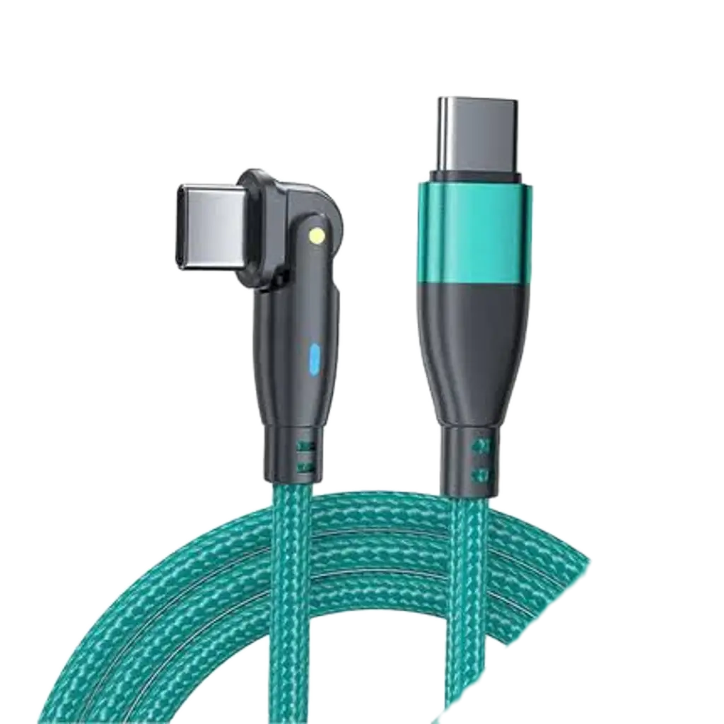 Premium 90 Degree USB-C to Type-C Fast Charging Cable Nexara Living