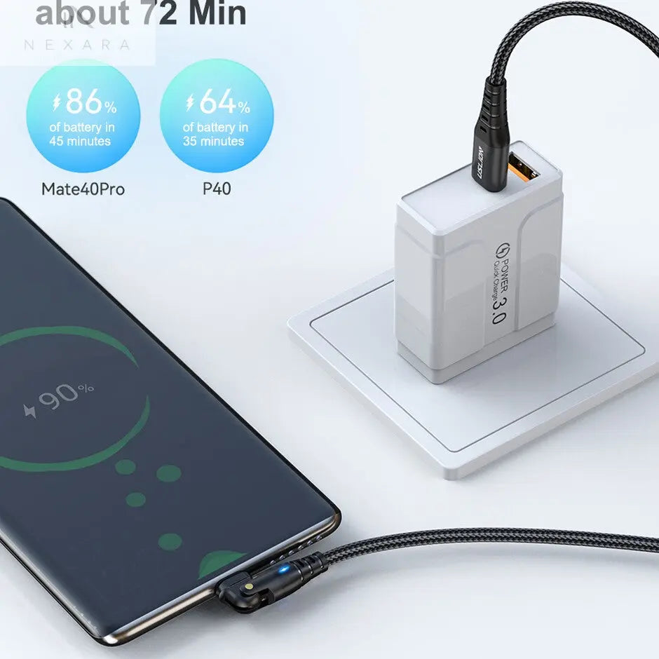 Premium USB-C to Type-C Fast Charging and Data Sync Cable for iPhone 15 and Samsung Devices - Available in 1M and 2M Lengths