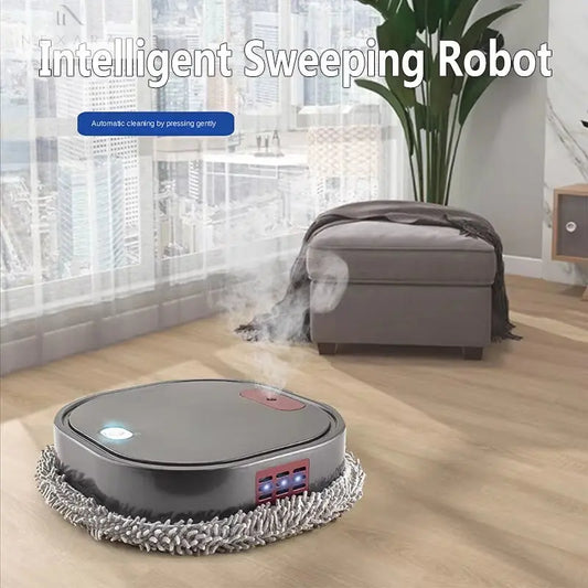Revolutionary 3-in-1 Intelligent Robot Vacuum Cleaner and Mop with Smart Mopping and Spray Function for Effortless Home Cleaning