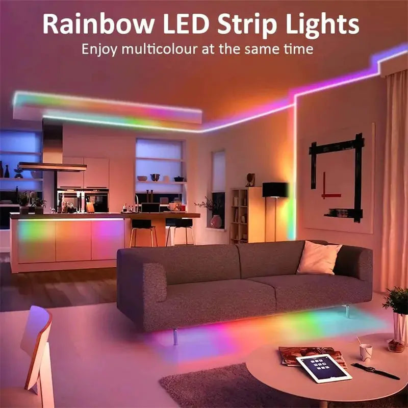 Bluetooth Neon LED Strip Lights - (1M, 2M, 3M, 5M)