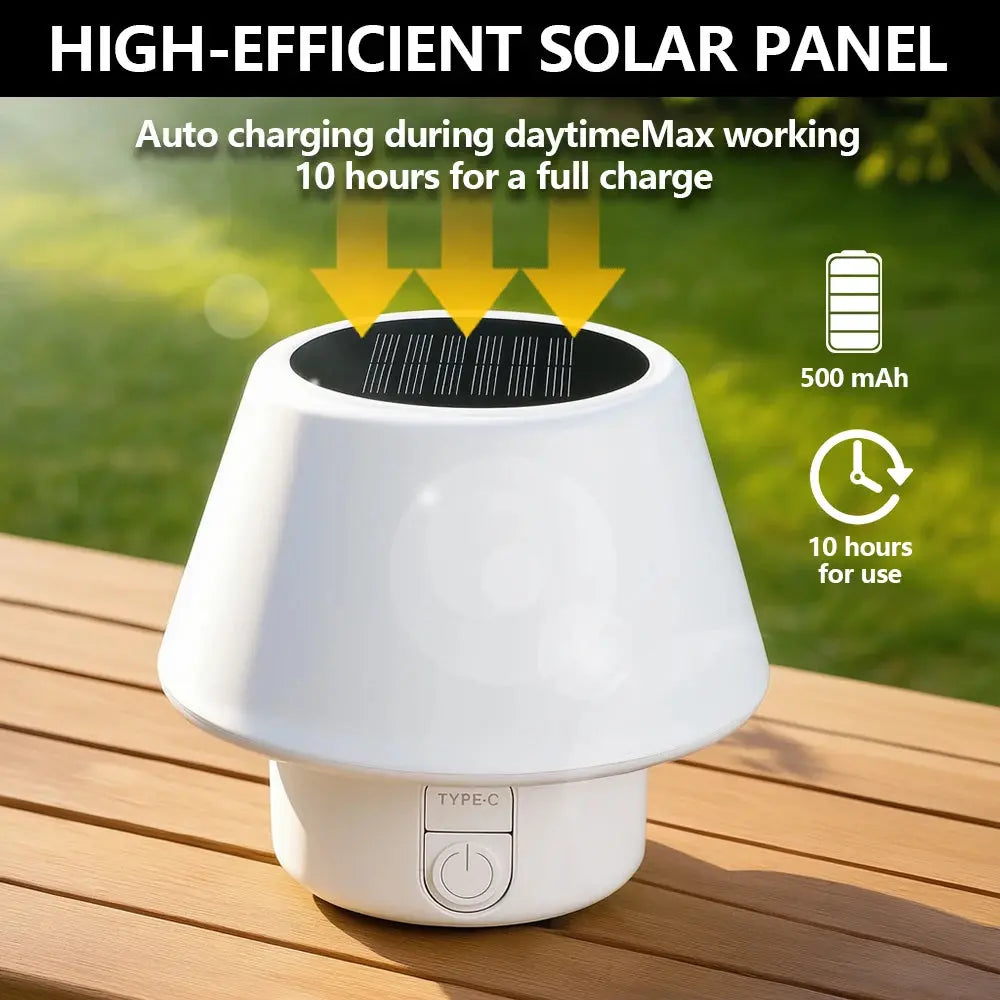 Solar Table Lamp Outdoor/Indoor with 4 modes