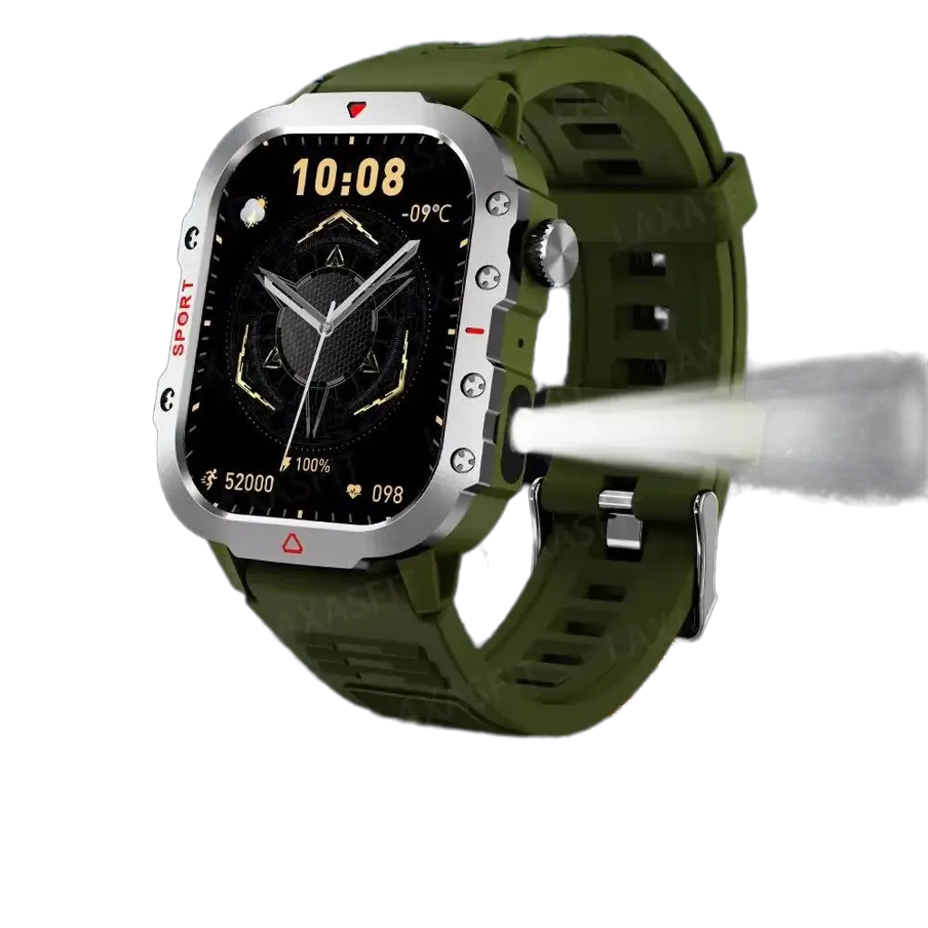 Smart Watch with 2.01" High-Definition Display, Bluetooth, Voice Assistant Nexara Living