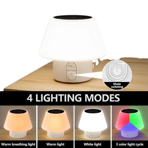 Solar Table Lamp Outdoor/Indoor with 4 modes