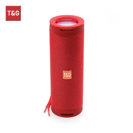 TG289 Premium Portable Bluetooth Speaker - Waterproof, 1800mAh Battery, Double Bass, AUX & TF Card Support with LED Lighting