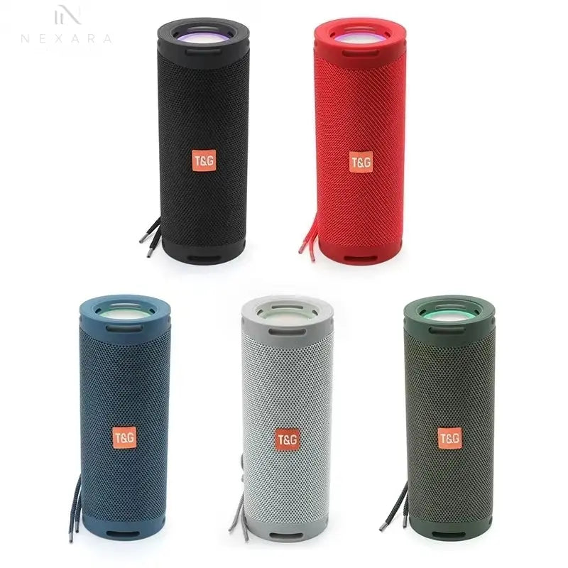 TG289 Premium Portable Bluetooth Speaker - Waterproof, 1800mAh Battery, Double Bass, AUX & TF Card Support with LED Lighting