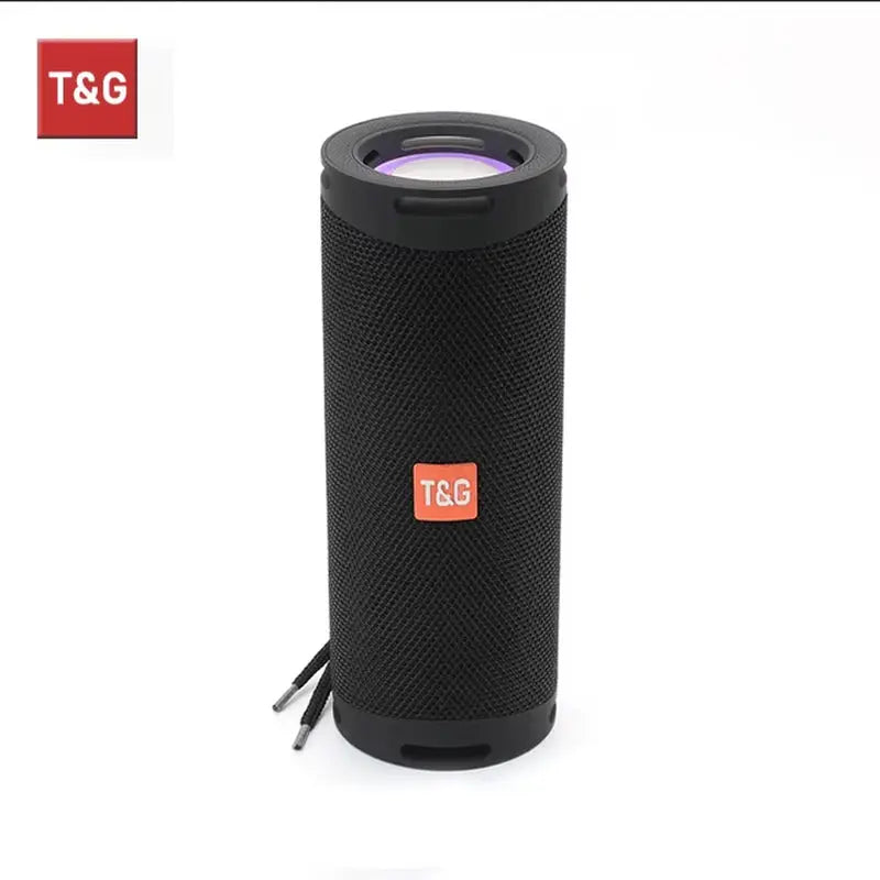 TG289 Premium Portable Bluetooth Speaker - Waterproof, 1800mAh Battery, Double Bass, AUX & TF Card Support with LED Lighting