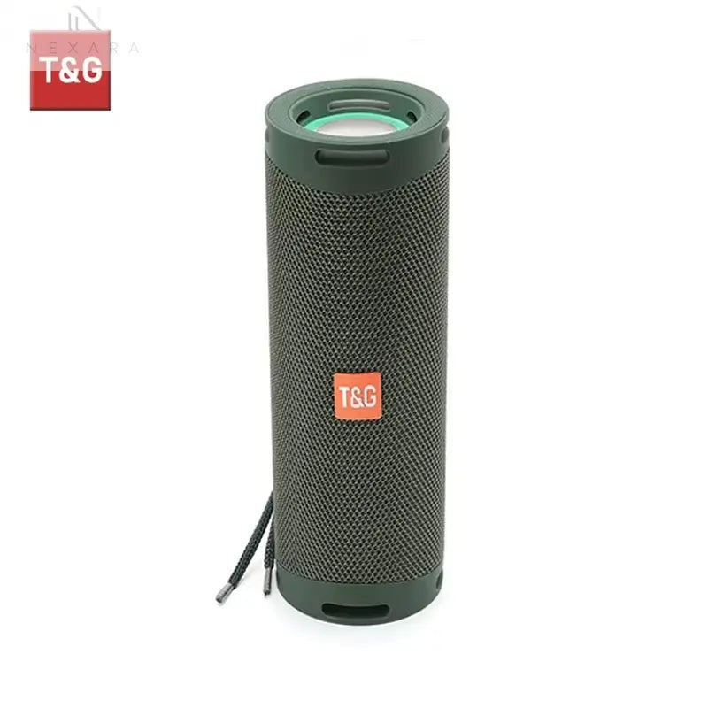 TG289 Premium Portable Bluetooth Speaker - Waterproof, 1800mAh Battery, Double Bass, AUX & TF Card Support with LED Lighting