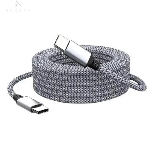 Type C to Type C 60W Fast Charging Cable - Versatile Data Transfer Solution for iPhone 15, MacBook, Xiaomi, Samsung, and Cameras - Available in Lengths of 1M, 2M, 3M, 5M, and 8M