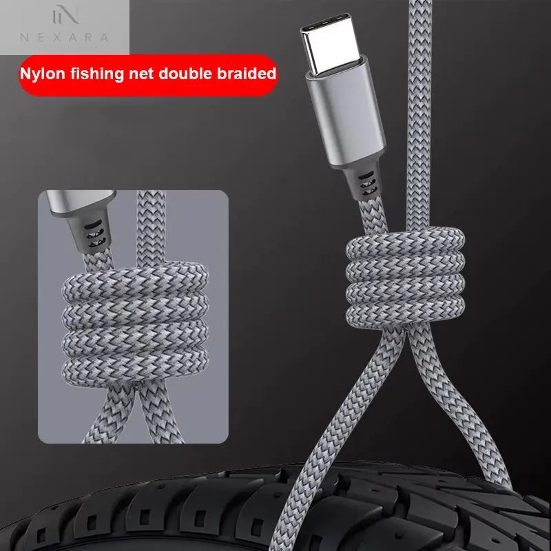 Type C to Type C 60W Fast Charging Cable - Versatile Data Transfer Solution for iPhone 15, MacBook, Xiaomi, Samsung, and Cameras - Available in Lengths of 1M, 2M, 3M, 5M, and 8M