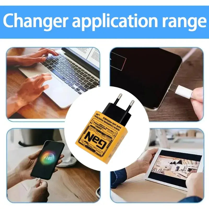 Xiaomi 145W Triple Port Ultra-Fast Charging Adapter - Versatile Power Solution for Huawei, iPhone, and Samsung Devices