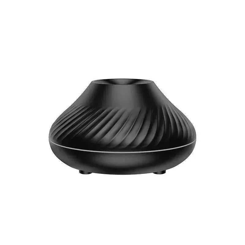 Aromatherapy Humidifier with Seven-Color Gradient Night Light and Flame Simulation
