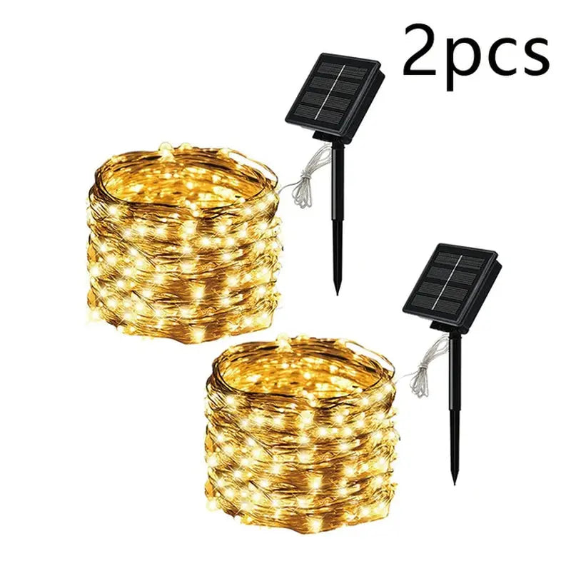 LED Solar Fairy String Lights for Outdoor Garden