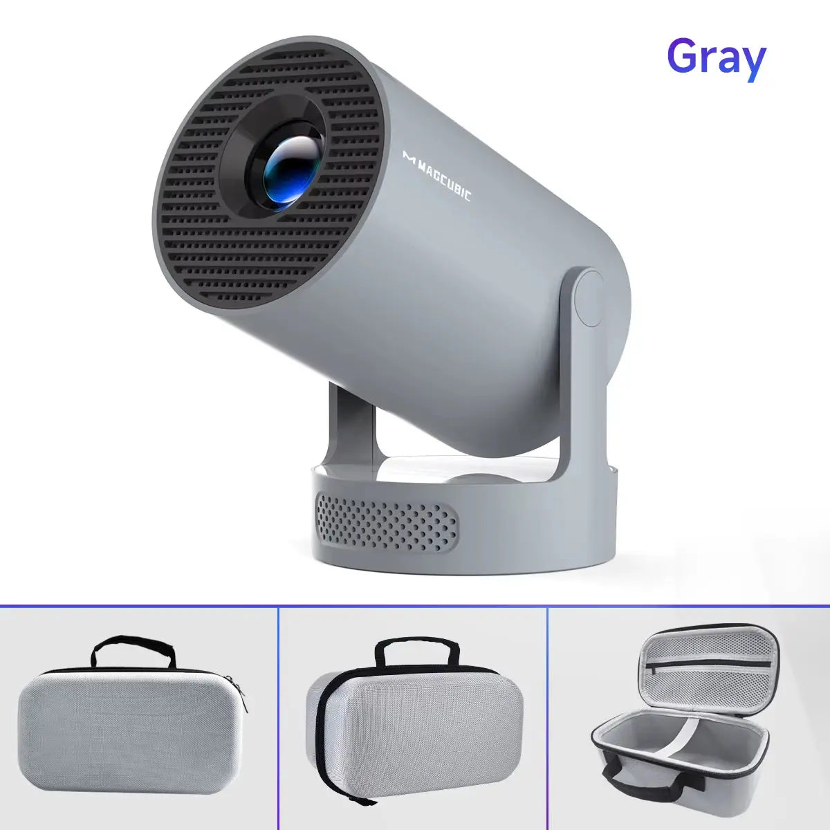 HY300 Pro 4K Portable Projector with Android 11, Dual WiFi, 290 ANSI Lumens, and Bluetooth 5.0 for Outdoor Cinema