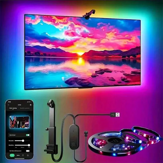 LED TV Backlight Strip with Camera App Control and Music Sync