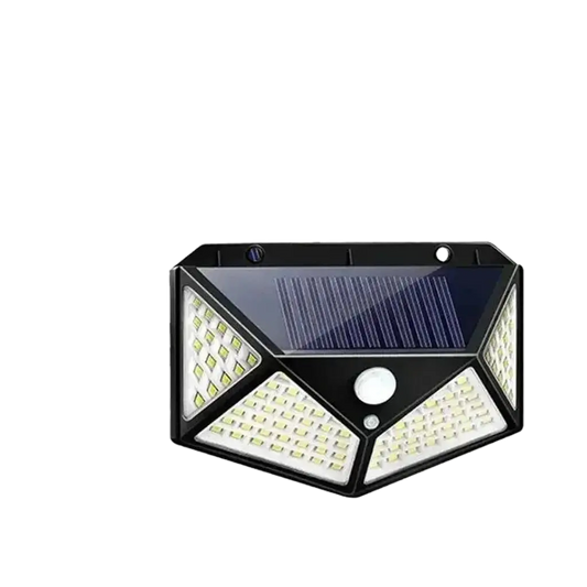 100 LED Solar-Powered Outdoor Wall Lights with Advanced PIR Motion Sensor Nexara Living