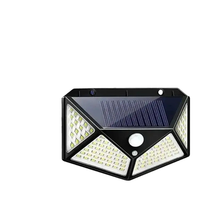 100 LED Solar-Powered Outdoor Wall Lights with Advanced PIR Motion Sensor Nexara Living