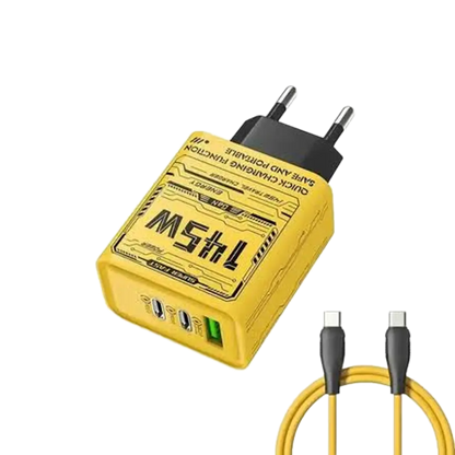 145W Triple Port Ultra-Fast Charging GaN Adapter Nexara Living