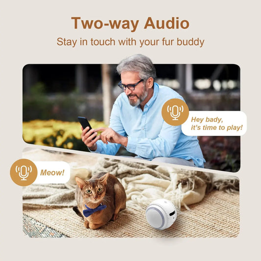 XBO R2 HD Pet Camera Companion Robot with AI Recognition and Two-Way Voice Functionality