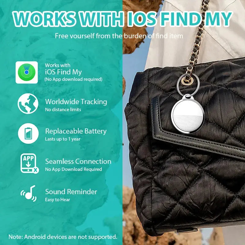 Mini Global GPS Tracker Smart Tag for iOS Find My App