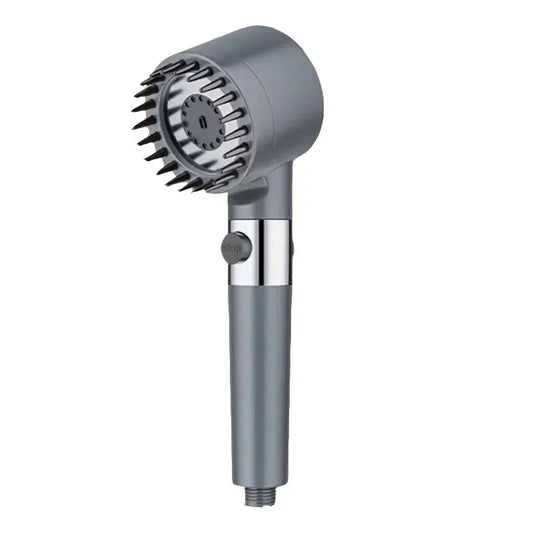 Three-Speed Adjustable Portable Showerhead with Massage Feature and Filter
