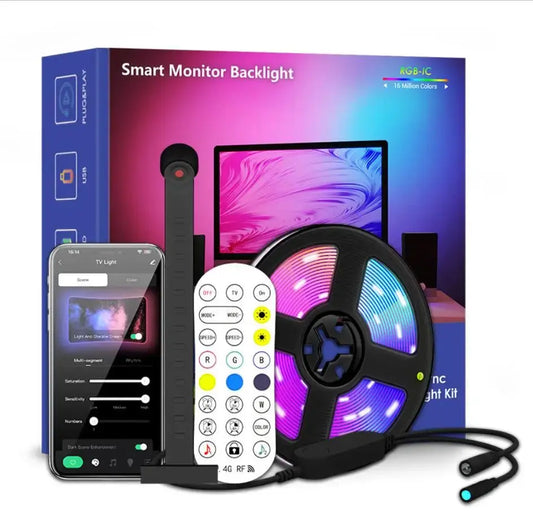 LED TV Backlight Strip with Camera App Control and Music Sync