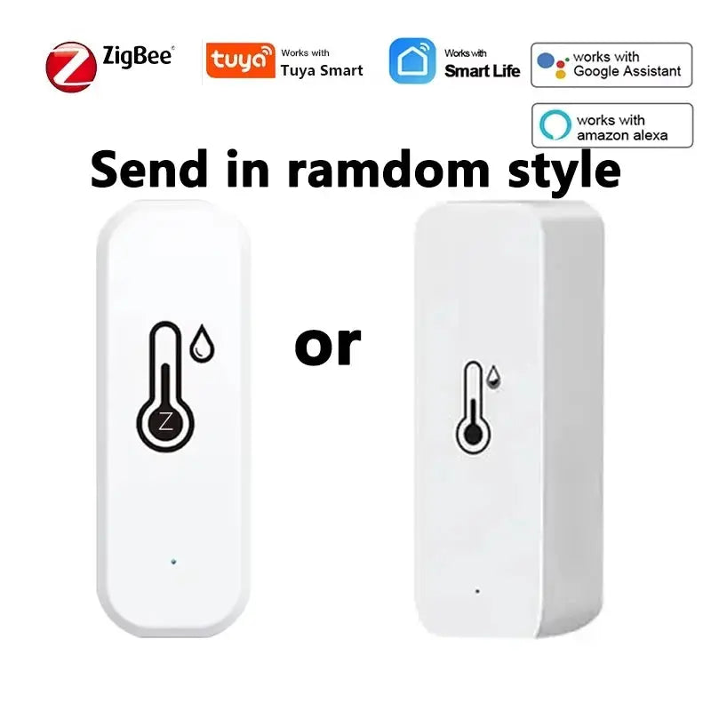 Tuya Zigbee Smart Temperature and Humidity Sensor with App Control and Remote Alarm