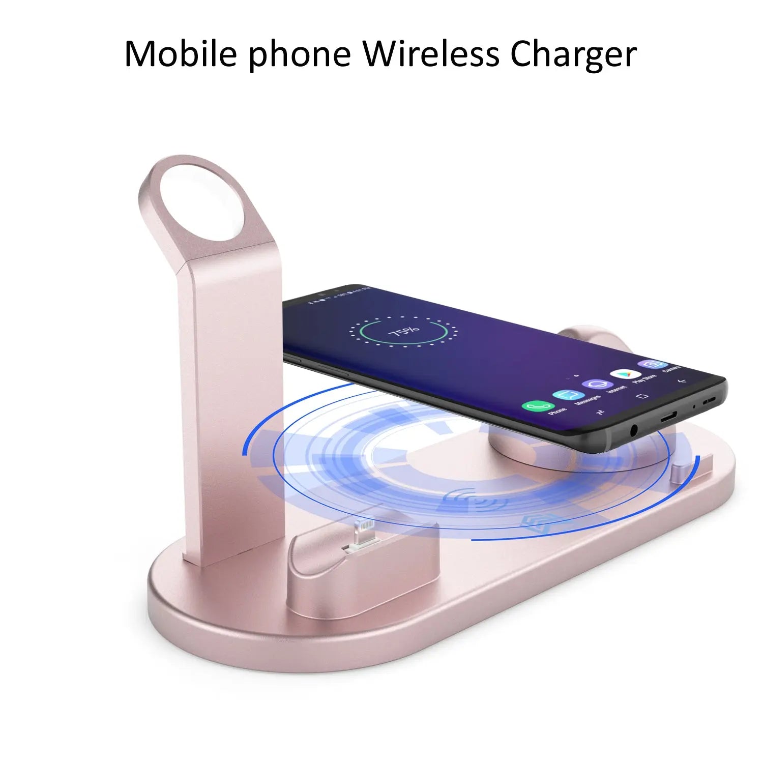 4-in-1 Wireless Charging Station for Apple Watch, iPhone 15/14/13/12 Pro, and AirPods Pro - Fast, Versatile, and Organized Charging Solution