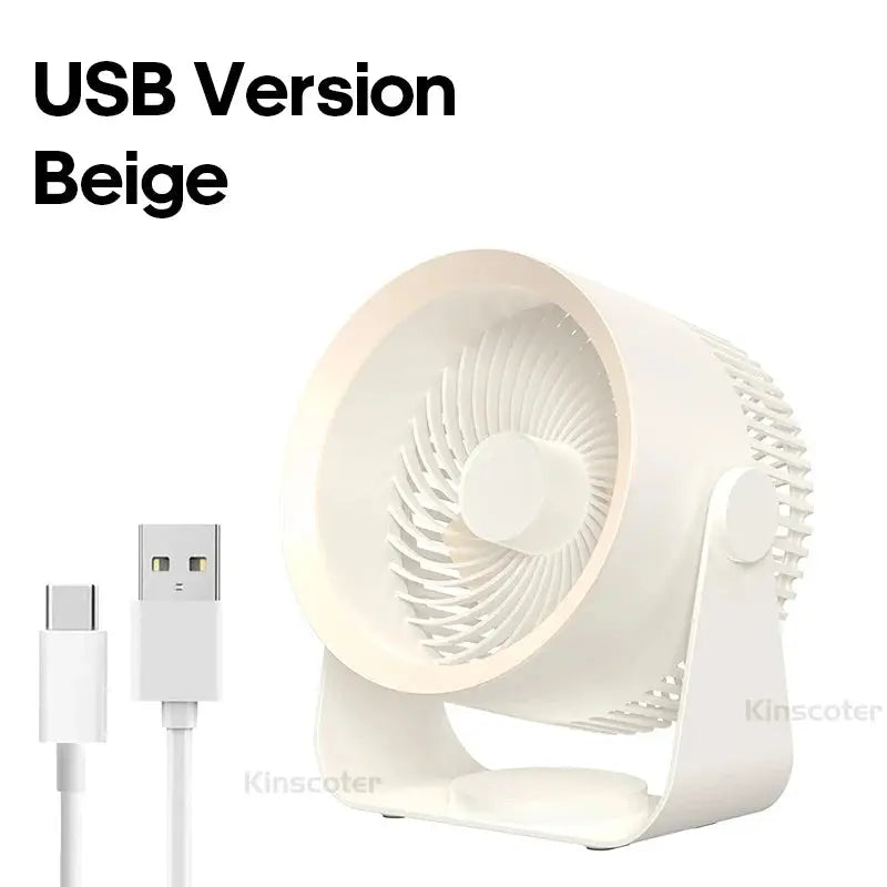 Wireless Multifunctional Electric Fan Circulator - Portable, Quiet Air Cooler