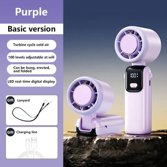 Xiaomi High-Speed Handheld Electric Fan with Turbo Functionality