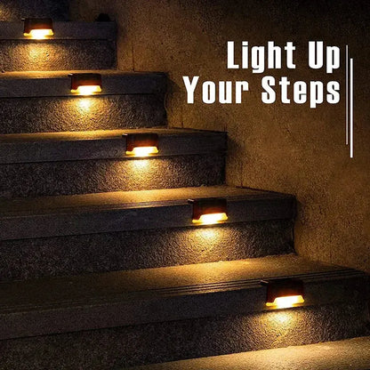 Outdoor Waterproof LED Solar Deck Lights - 4 to 32 Pack for Patios, Stairs, Railings, and Pathways