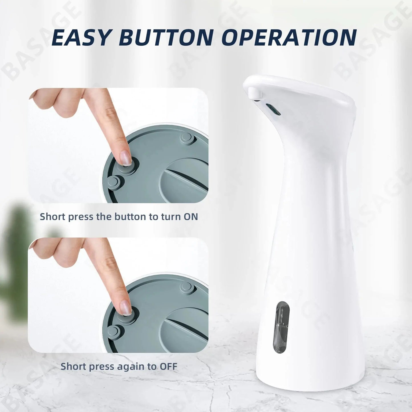 Automatic Sensor Soap Dispenser - High-Quality Waterproof ABS for Smart Bathroom Hand Hygiene