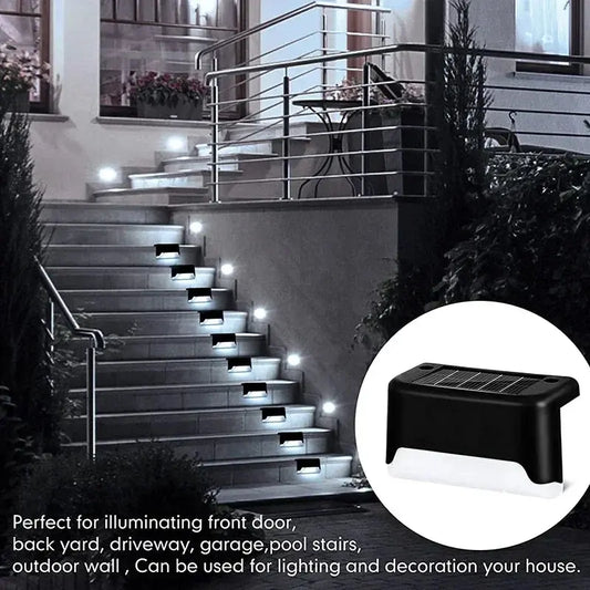 Outdoor Waterproof LED Solar Deck Lights - 4 to 32 Pack for Patios, Stairs, Railings, and Pathways