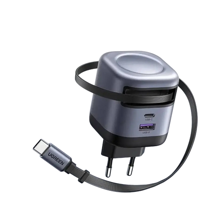 45W Gan Retractable Cable Charger Nexara Living