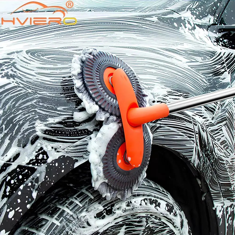 Multipurpose Car Cleaning Kit - Microfiber Brush, Mop, Sponge, and Wipe