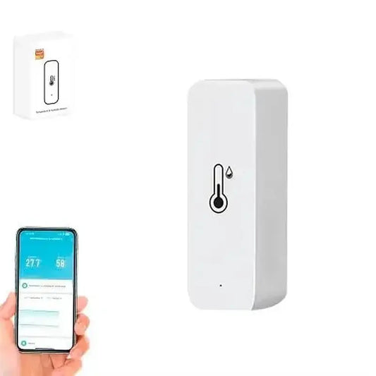 Tuya Zigbee Smart Temperature and Humidity Sensor with App Control and Remote Alarm